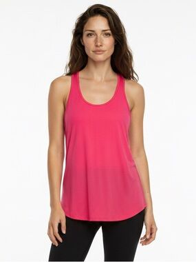 Project Social T pink racerback tank top